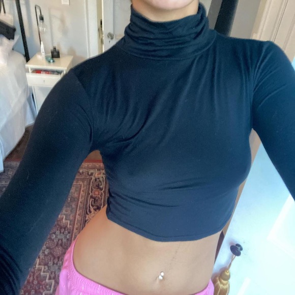 Nasty gal soft cropped turtleneck - Picture 2 of 2